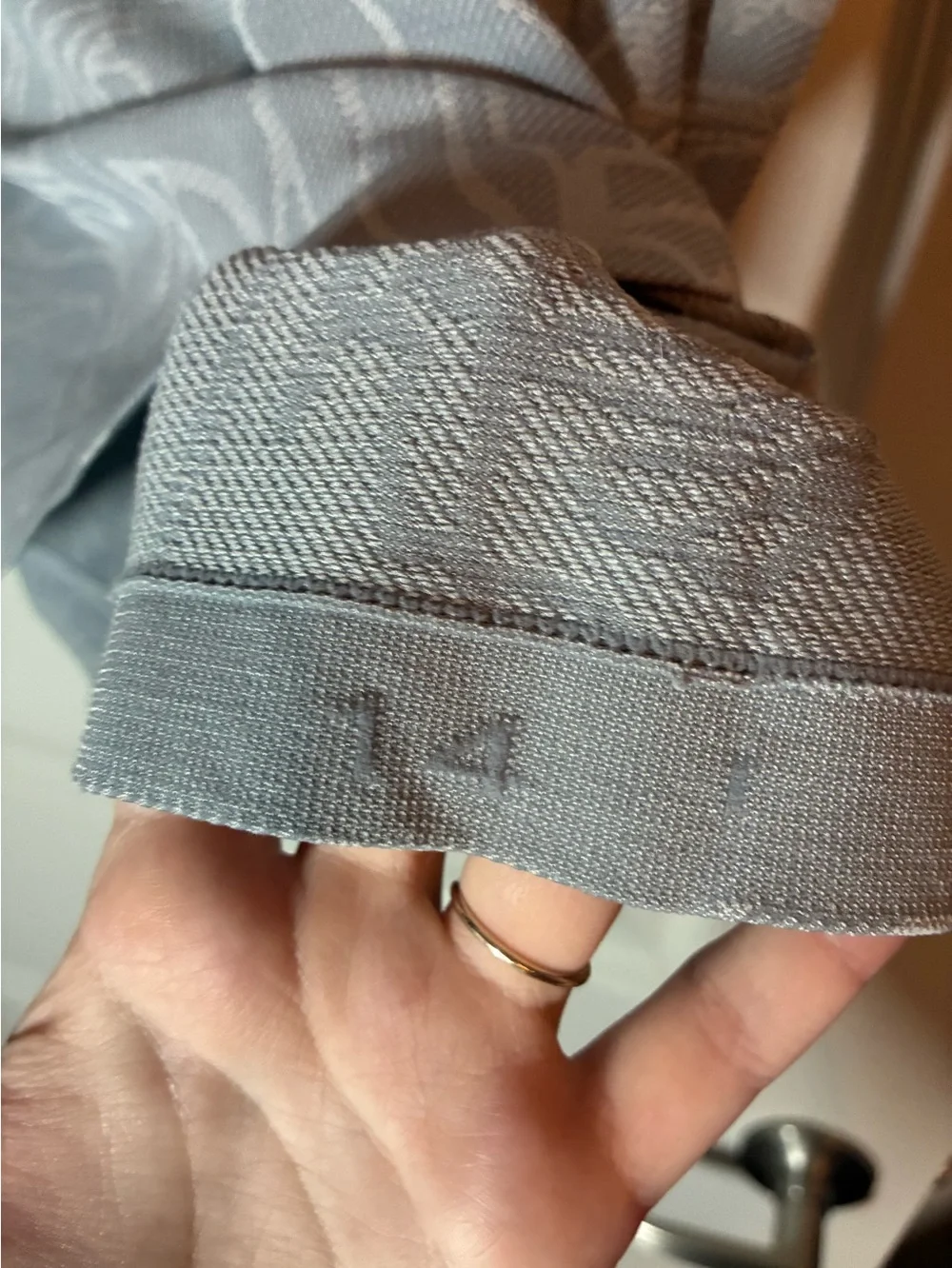 Lululemon Swiftly Tech Short-Sleeve Shirt 2.0 in Marble Mix Rhino Grey/White 14